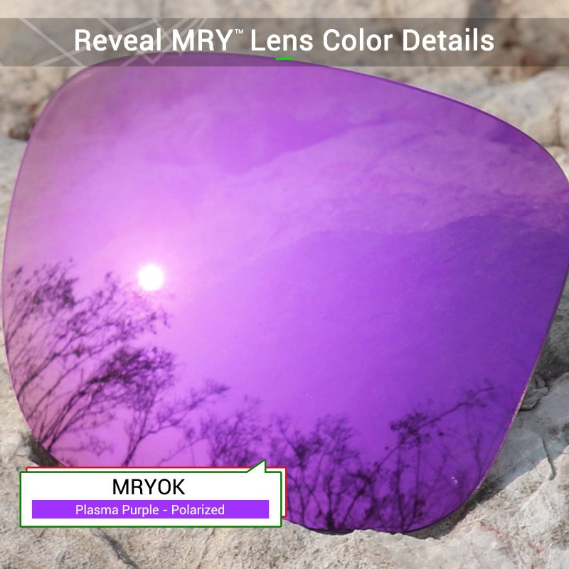 Mryok Polarized Replacement Lenses for Oakley Pit Boss 2 OO9137 - Plasma Purple - Image 3